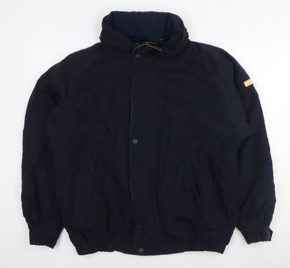 Mens UK Size M Maine Blue Bomber Jacket