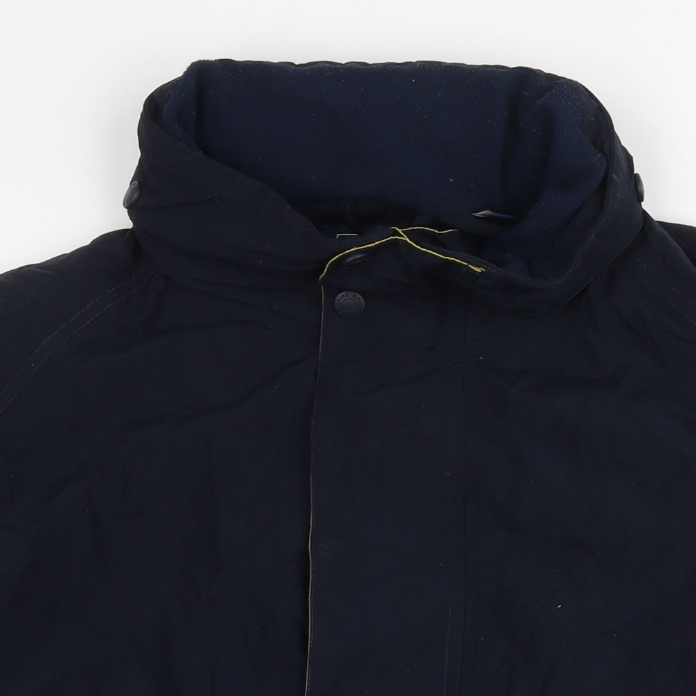 Mens UK Size M Maine Blue Bomber Jacket