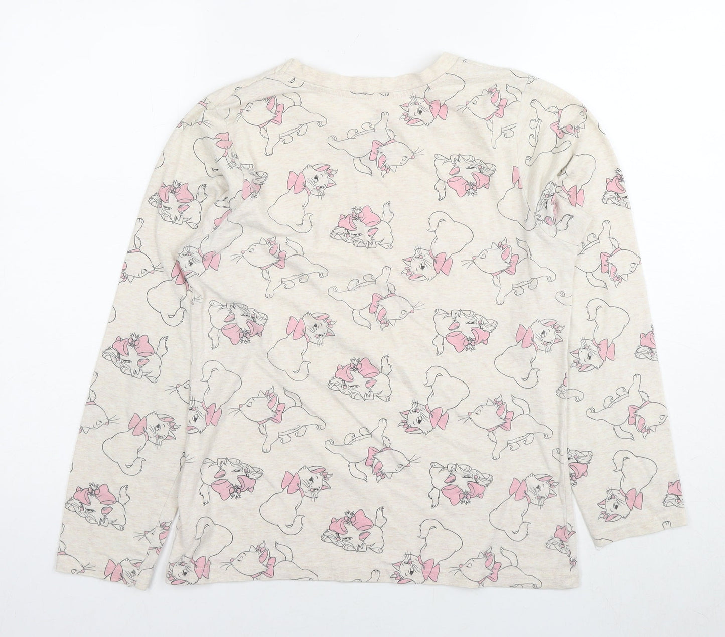 Womens UK Size 10 Disney Ivory Basic T-Shirt
