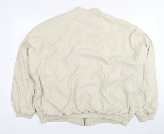 Mens UK Size M St Michael Beige Bomber Jacket