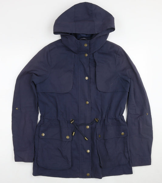 Womens UK Size S VERO MODA Blue Parka Coat