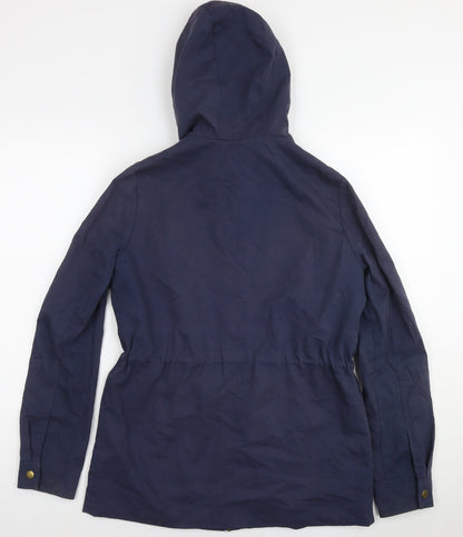 Womens UK Size S VERO MODA Blue Parka Coat