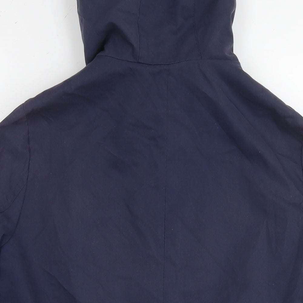 Womens UK Size S VERO MODA Blue Parka Coat