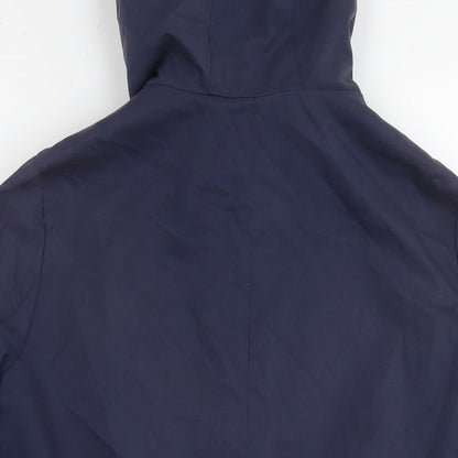 Womens UK Size S VERO MODA Blue Parka Coat