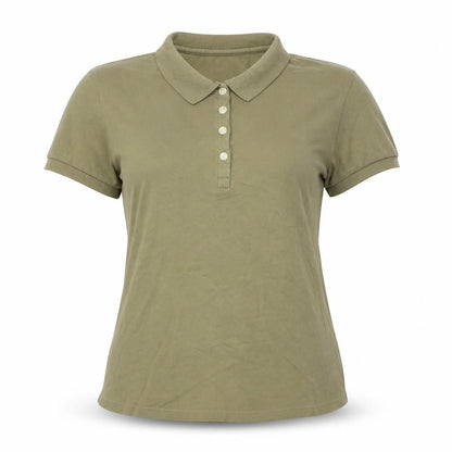 Womens UK Size L Gap Green Basic Polo