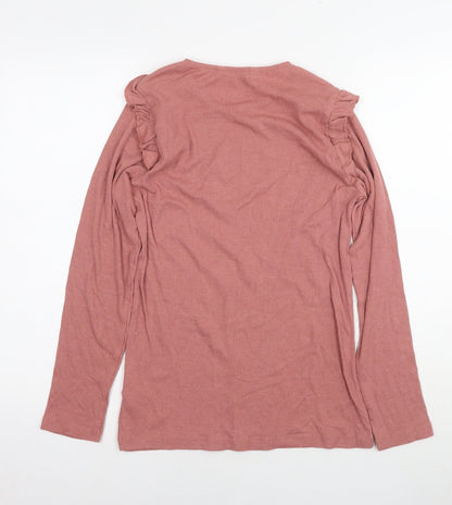 Womens UK Size 14 Red Herring Beige Basic Blouse