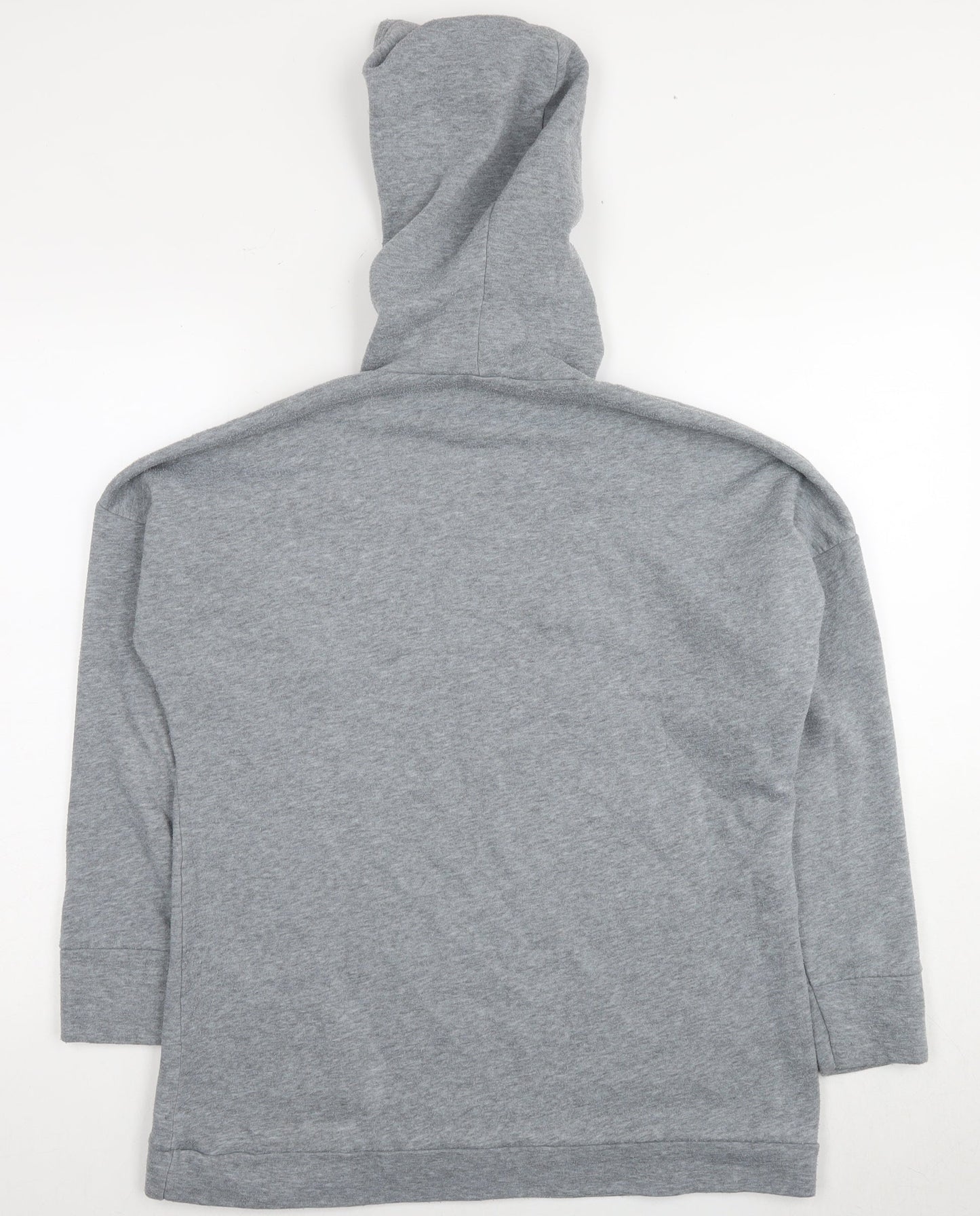 Boohoo Womens Grey Polyester Pullover Hoodie Size 8 Pullover - Paris