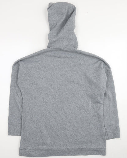 Boohoo Womens Grey Polyester Pullover Hoodie Size 8 Pullover - Paris