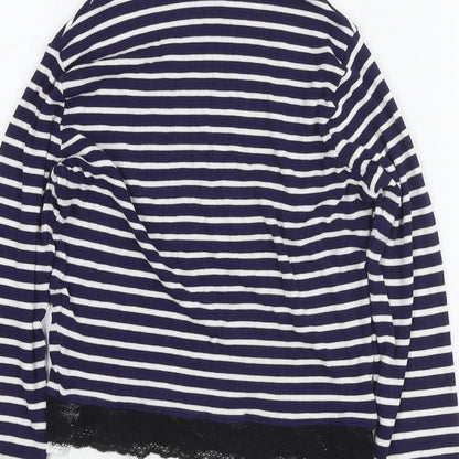 Womens UK Size 6 ASOS Blue Jersey T-Shirt