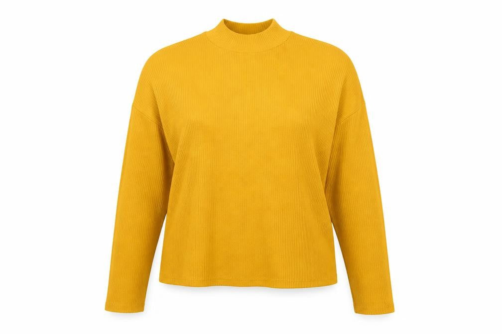 Womens UK Size XS H&M Yellow Basic T-Shirt