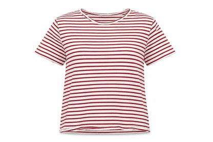 Womens UK Size M Zara Red Basic T-Shirt