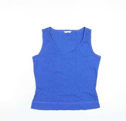 Womens UK Size 14 Marks and Spencer Blue Basic Tank