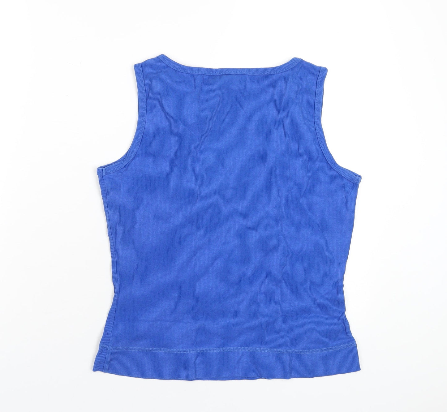Womens UK Size 14 Marks and Spencer Blue Basic Tank