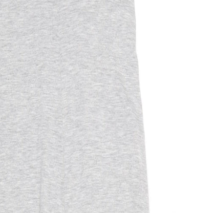 PRETTYLITTLETHING Womens Grey Polyester Catsuit One-Piece Size 8 L31 in Pullover