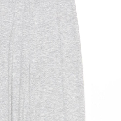 PRETTYLITTLETHING Womens Grey Polyester Catsuit One-Piece Size 8 L31 in Pullover