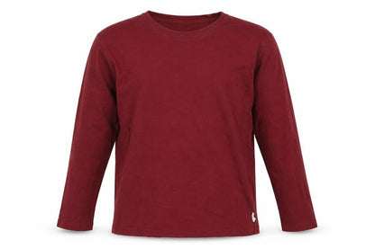 Zara Boys Red Cotton Basic T-Shirt Size 9 Years Round Neck Pullover