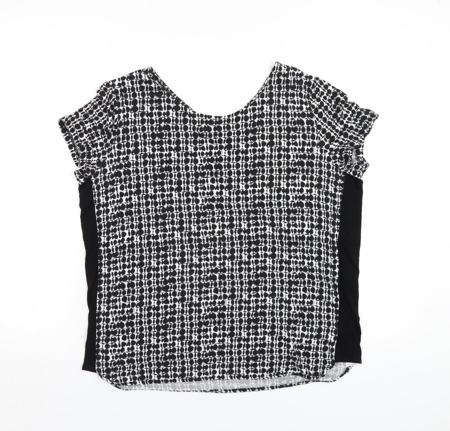 Womens UK Size 12 Marks and Spencer Black Basic T-Shirt