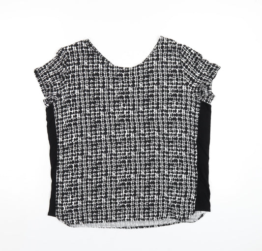 Womens UK Size 12 Marks and Spencer Black Basic T-Shirt