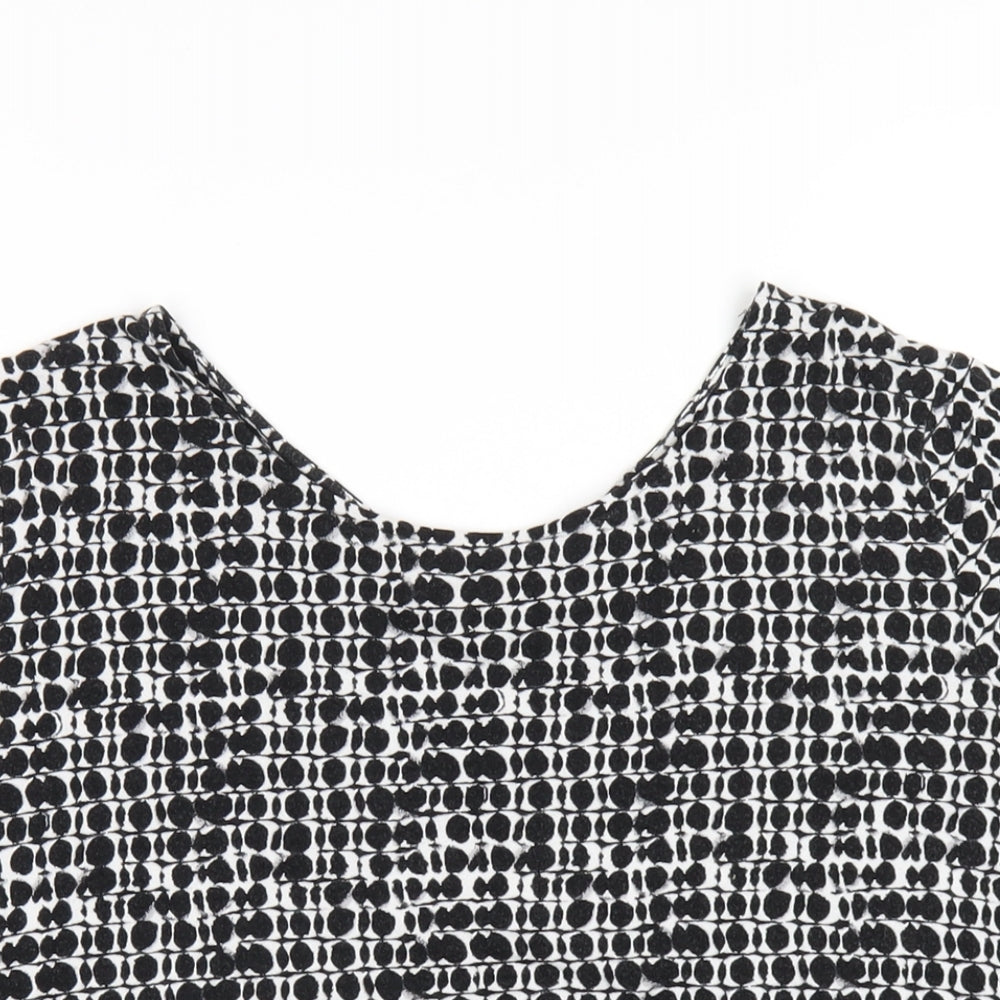 Womens UK Size 12 Marks and Spencer Black Basic T-Shirt