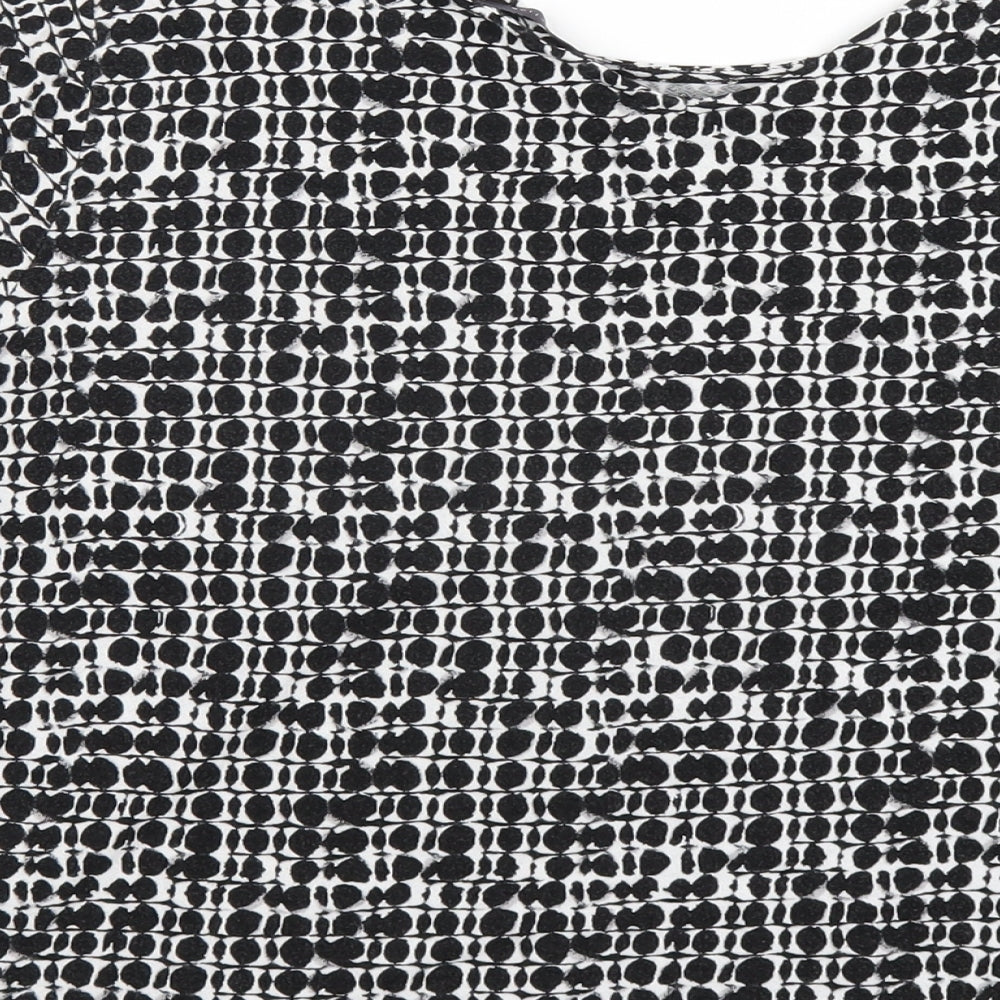 Womens UK Size 12 Marks and Spencer Black Basic T-Shirt