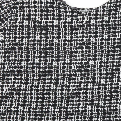 Womens UK Size 12 Marks and Spencer Black Basic T-Shirt