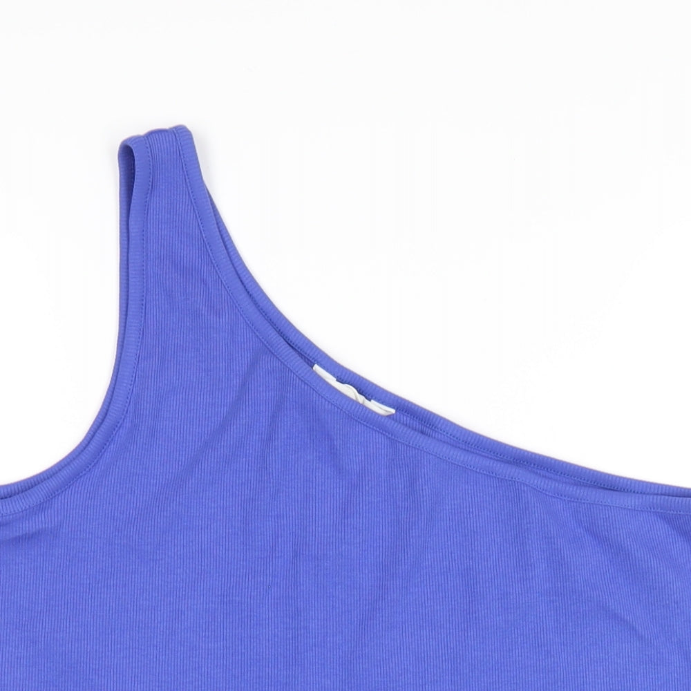 Womens UK Size 18 Marks and Spencer Blue Basic Tank