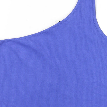Womens UK Size 18 Marks and Spencer Blue Basic Tank