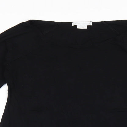 Womens UK Size 8 mamas & papas Black Basic T-Shirt