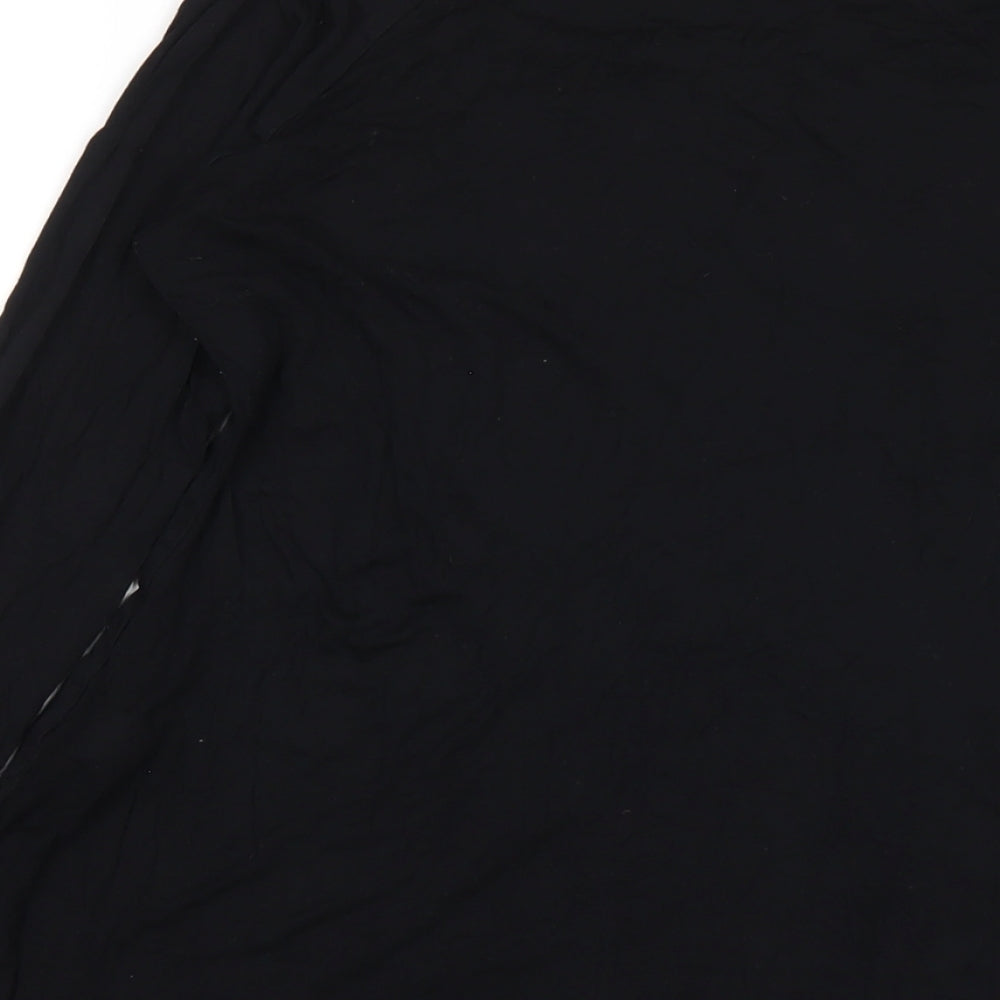 Womens UK Size 8 mamas & papas Black Basic T-Shirt