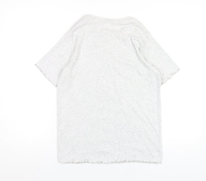 Womens UK Size 12 Marks and Spencer Grey Basic T-Shirt