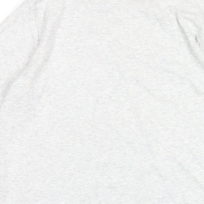 Womens UK Size 12 Marks and Spencer Grey Basic T-Shirt