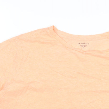 Womens UK Size 18 Marks and Spencer Orange Basic T-Shirt