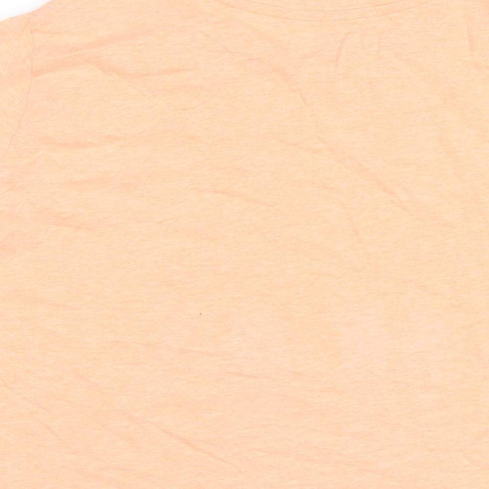 Womens UK Size 18 Marks and Spencer Orange Basic T-Shirt