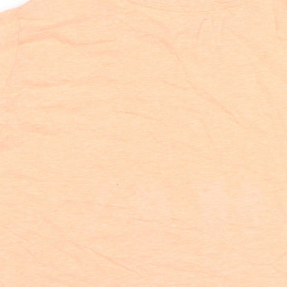Womens UK Size 18 Marks and Spencer Orange Basic T-Shirt