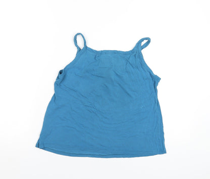 Womens UK Size 14 Marks and Spencer Blue Camisole T-Shirt
