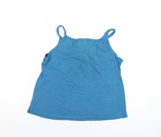 Womens UK Size 14 Marks and Spencer Blue Camisole T-Shirt