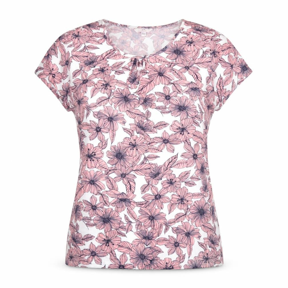Womens UK Size 18 Julipa Pink Basic T-Shirt