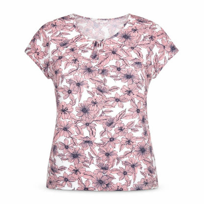 Womens UK Size 18 Julipa Pink Basic T-Shirt