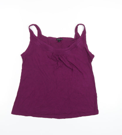 Womens UK Size 14 Marks and Spencer Purple Camisole T-Shirt