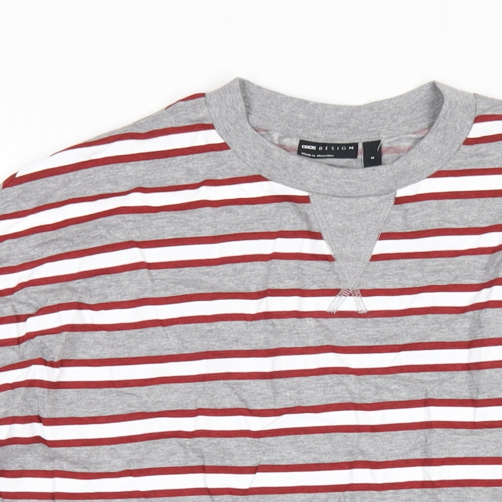 Mens UK Size S ASOS Grey  T-Shirt