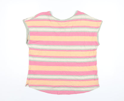 Womens UK Size 12 NEXT Multicoloured Basic T-Shirt