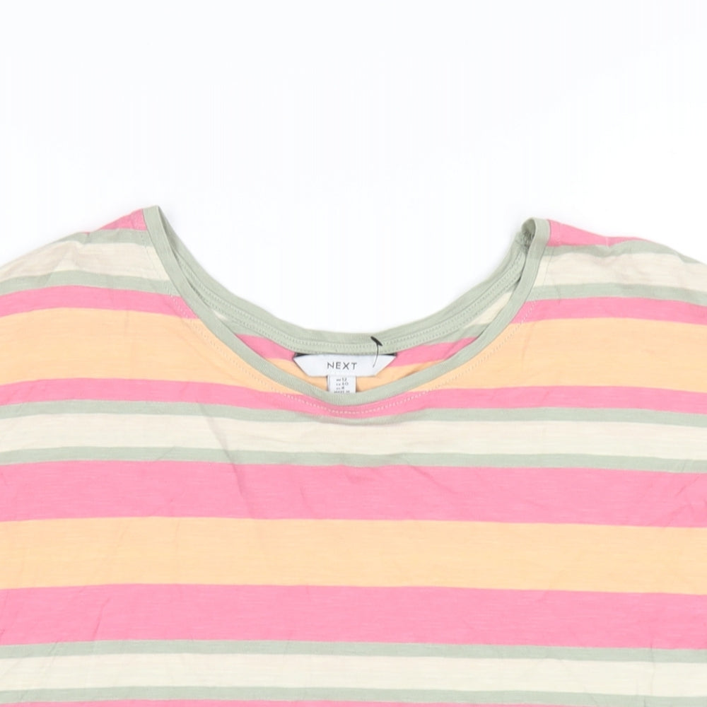Womens UK Size 12 NEXT Multicoloured Basic T-Shirt