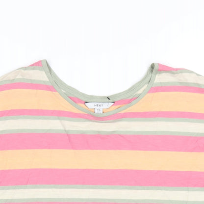 Womens UK Size 12 NEXT Multicoloured Basic T-Shirt