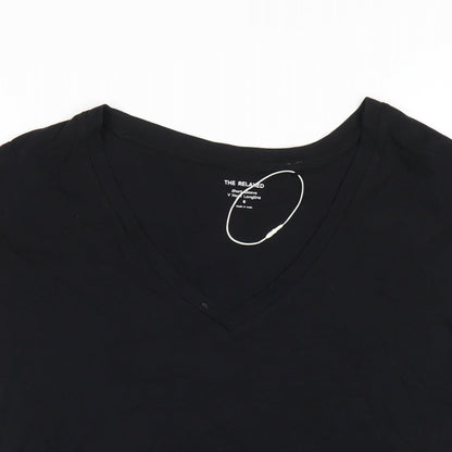 Womens UK Size 6 Marks and Spencer Black Basic T-Shirt