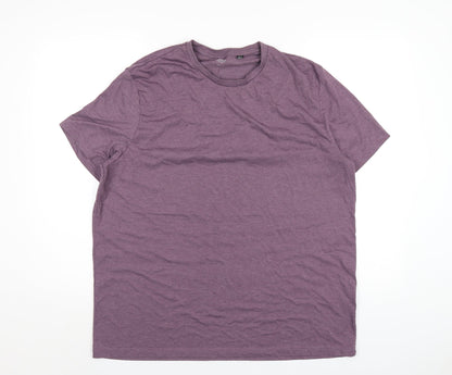 Mens UK Size XL Burton Purple  T-Shirt