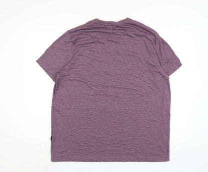 Mens UK Size XL Burton Purple  T-Shirt