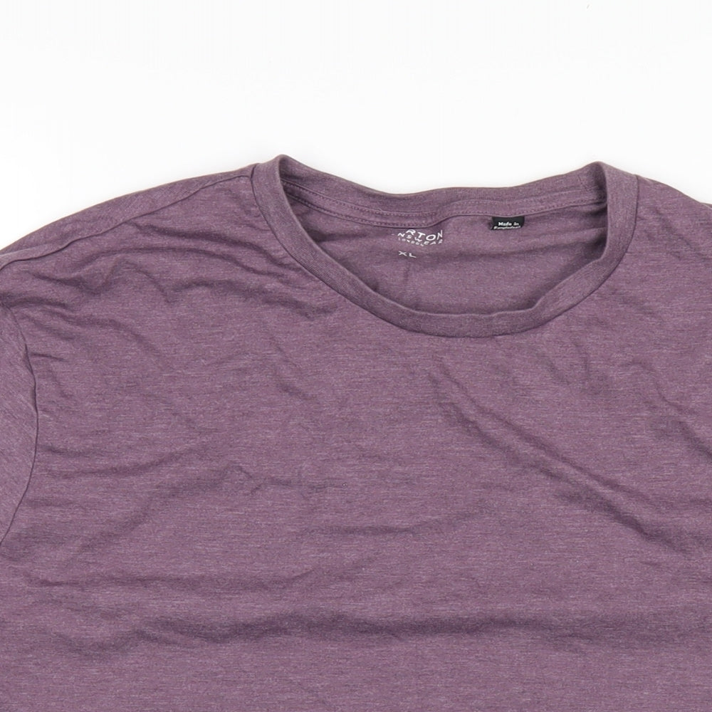 Mens UK Size XL Burton Purple  T-Shirt