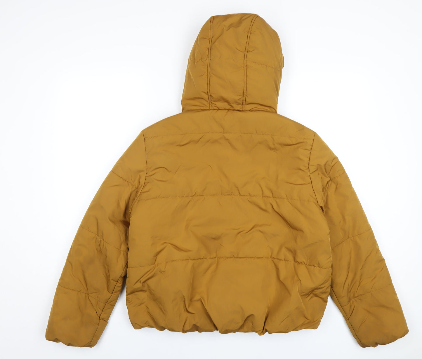 Womens UK Size 14 Marks and Spencer Yellow Puffer Jacket