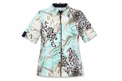 Womens UK Size 14 Sommermann Multicoloured Basic Button-Up
