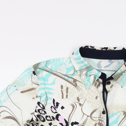 Womens UK Size 14 Sommermann Multicoloured Basic Button-Up